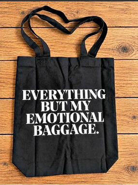 Il Makiage Everything But My Emotional Baggage Tote Bag Black